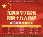 东胜发布十九大知识答题抽奖送1-200元微信红包奖励