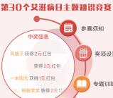 亳州市疾控中心艾滋病答题抽奖送1-10元微信红包奖励