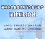 苏州普法企业战疫法律竞答每天抽1000个微信红包奖励