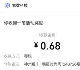 神州租车时尚明星周抽0.18-88.8元微信红包 亲测中0.68元